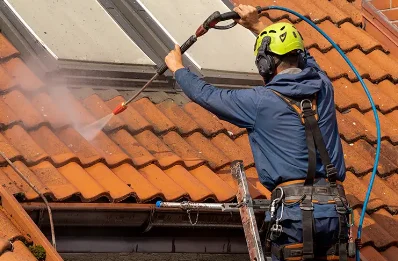 Démoussage et hydrofuge de toiture à Froberville